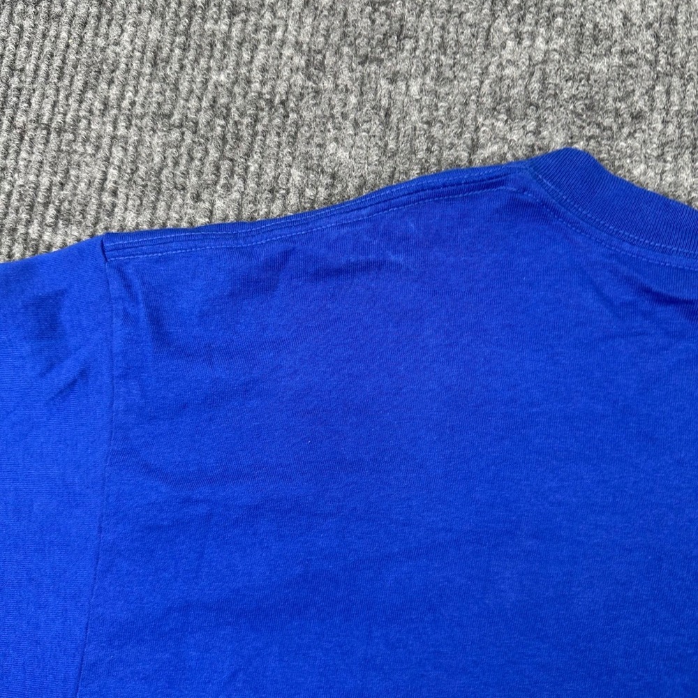 Vintage NFL New York Giants T-Shirt Mens XL 2003 Y2K Royal Blue Embroidered - Picture 7 of 12